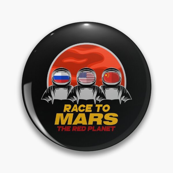 Item preview, Mars Race Red Planet Astronauts USA Russia China Spaceship Spaceshuttle Travel Interplanetary Alien Space Travel Gift designed and sold by TheAplus.