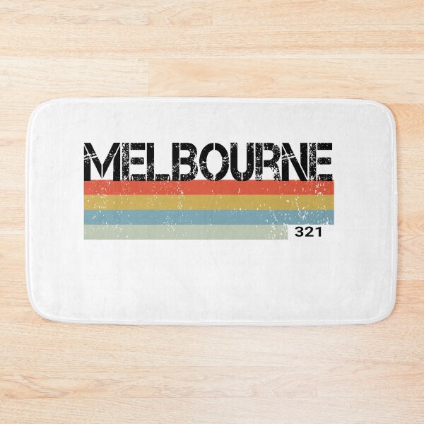 Item preview, Melbourne Retro Vintage Stripes Area Code designed and sold by Merica1st.