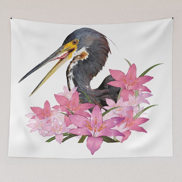Item preview, Tricolor Egret designed and sold by obscurite.