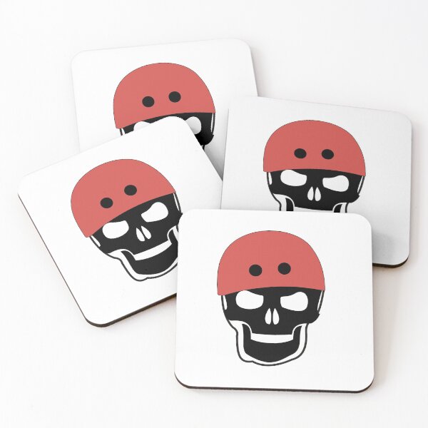 Item preview, Skull in red helmet designed and sold by xtrancer.