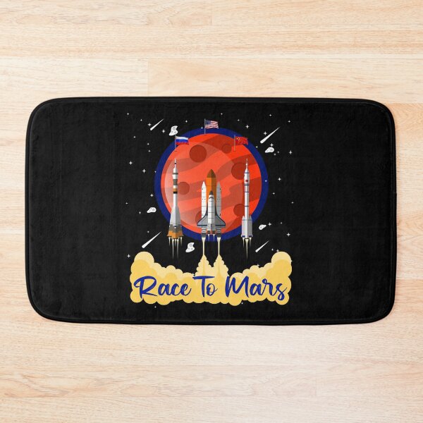 Item preview, Race to Mars Red Planet Rockets USA Russia China Spaceship Spaceshuttle Travel Interplanetary Alien Space Travel Gift designed and sold by TheAplus.