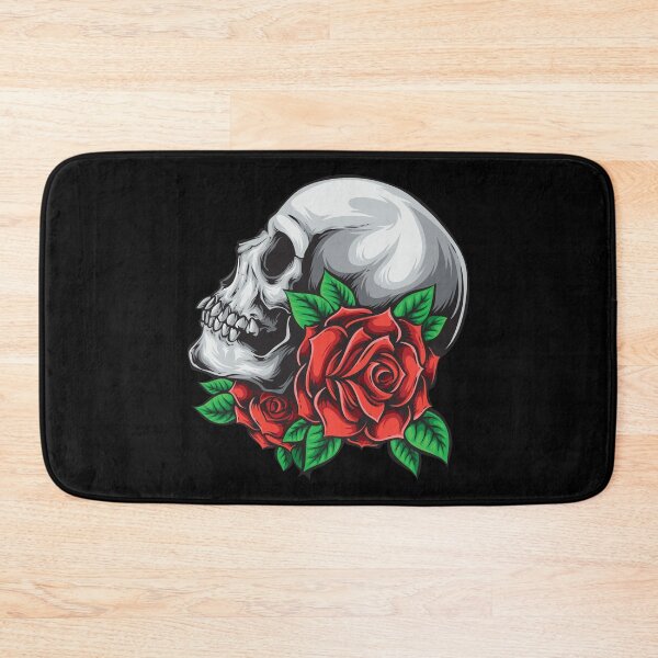 Item preview, Skull with Rose designed and sold by eDigi-Arts.