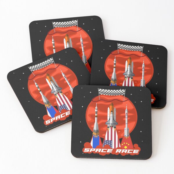 Item preview, Space Race Mars Red Planet Rockets Run Champion USA Russia China Spaceship Spaceshuttle Travel Interplanetary Alien Travel Gift designed and sold by TheAplus.