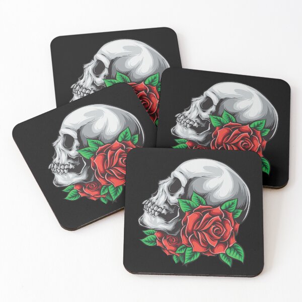 Item preview, Skull with Rose designed and sold by eDigi-Arts.