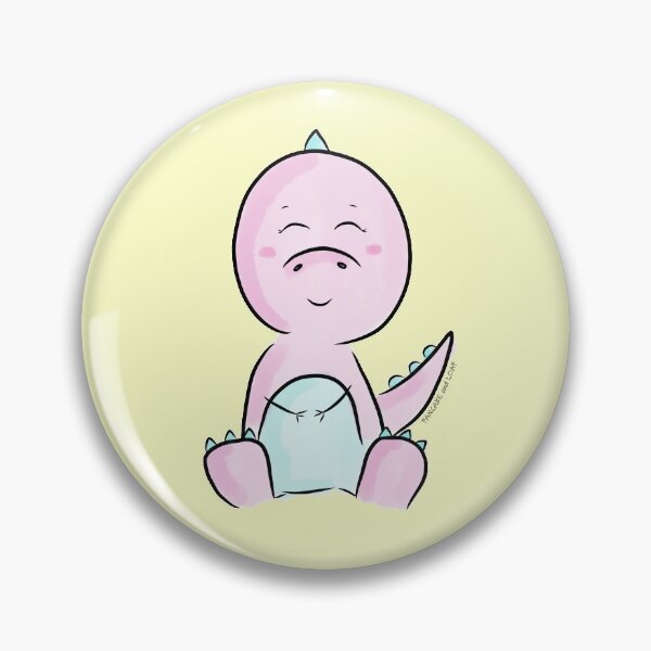 Item preview, Happy Pink Dinosaur & Friends designed and sold by PancakeAndLoaf.