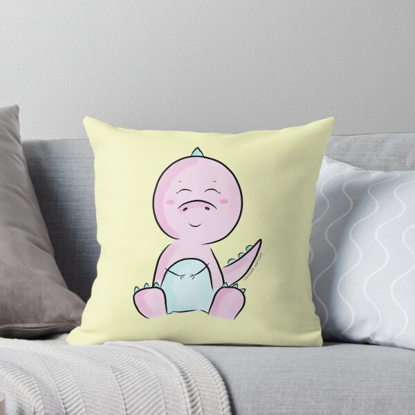 Item preview, Happy Pink Dinosaur & Friends designed and sold by PancakeAndLoaf.