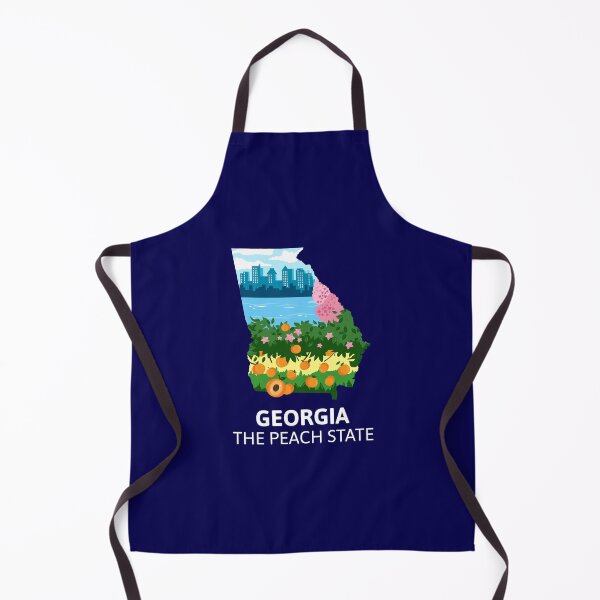 Item preview, Georgia, The Peach State designed and sold by sillyaprons.