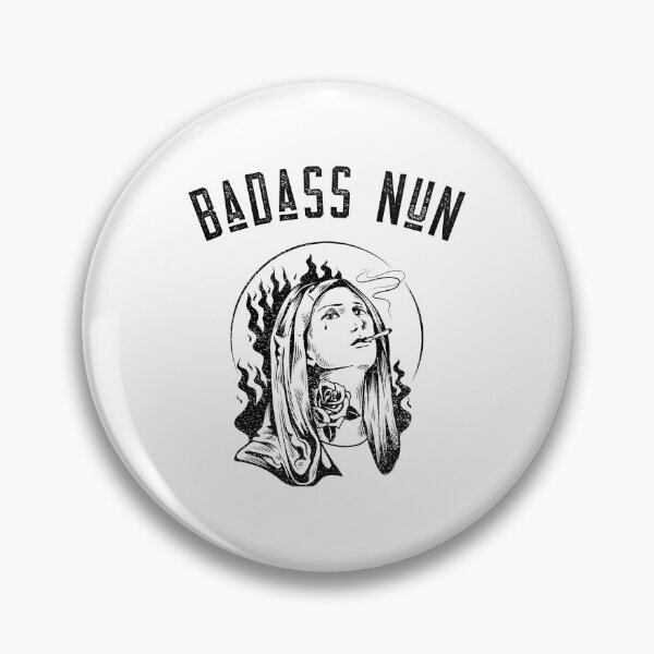 Item preview, badass warrior nun designed and sold by ephimeral.