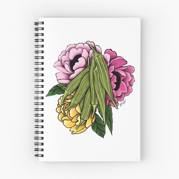 Item preview, Okra and peony bouquet designed and sold by JeanettaDarley.
