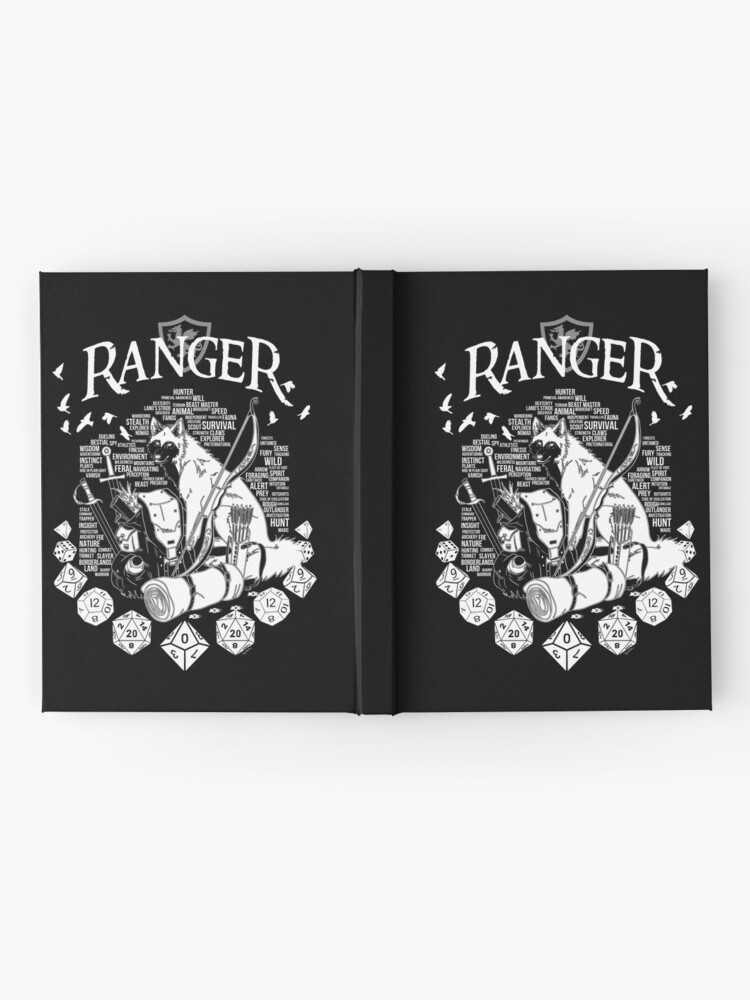 Alternate view of RPG Class Series: Ranger - White Version Hardcover Journal