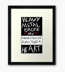 Fall Out Boy Jahrhunderte - Heavy Metal brach mein Herz Gerahmtes Wandbild
