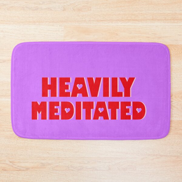 Item preview, Heavily Meditated Namaste Ahimsa Mudra Bandha Om Vinyasa designed and sold by BubblynBloom.
