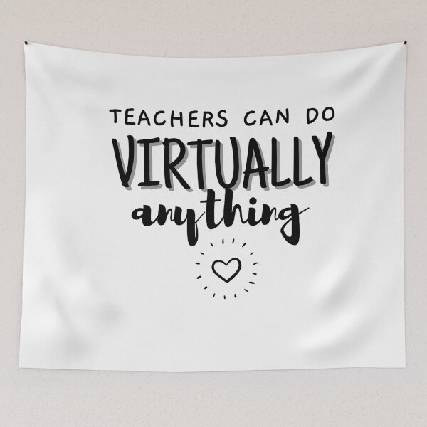 Item preview, Teachers can do VIRTUALLY anything with love designed and sold by Rabbitti.