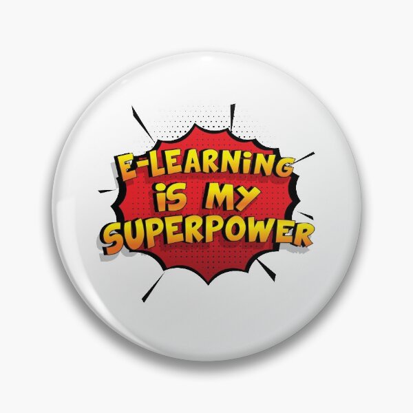 Item preview, E-Learning is my Superpower Funny Design E-Learning Gift designed and sold by Custom365.