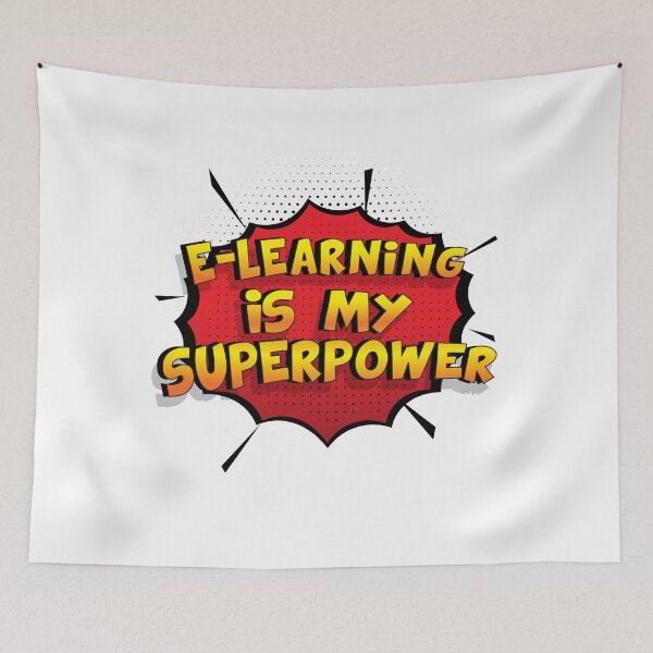 Item preview, E-Learning is my Superpower Funny Design E-Learning Gift designed and sold by Custom365.