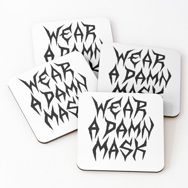 Item preview, Wear A Damn Mask designed and sold by Zagach Letters.
