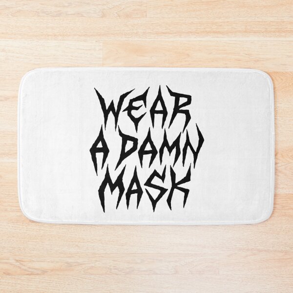 Item preview, Wear A Damn Mask designed and sold by Zagach Letters.