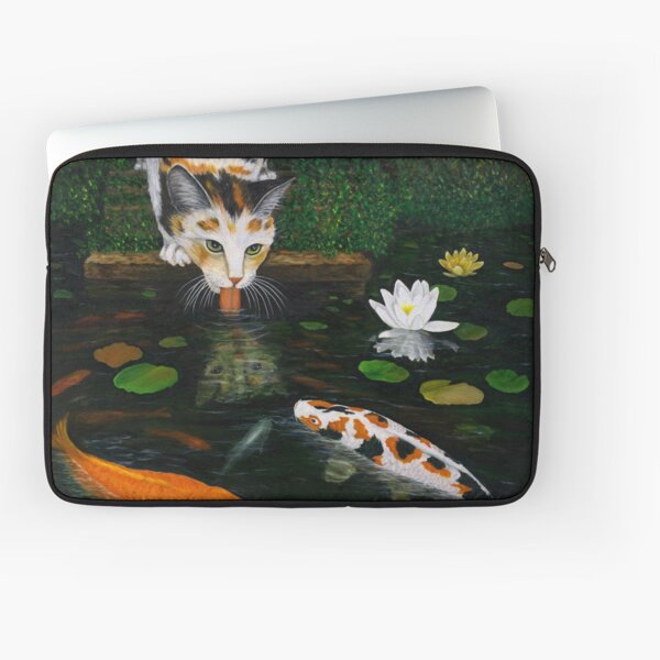 Item preview, Calico Cat and Koi Fish designed and sold by KarenZuk.