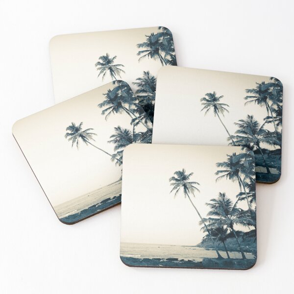 Item preview, Tropical Seaside Sunset View Alongside Palm Trees designed and sold by AnnaMirella.