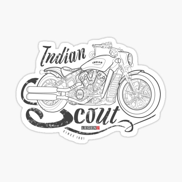 Artikel-Vorschau von Indischer Pfadfinder Bobber Indian American Legend Vintage Motorrad, designt und verkauft von Artiner.