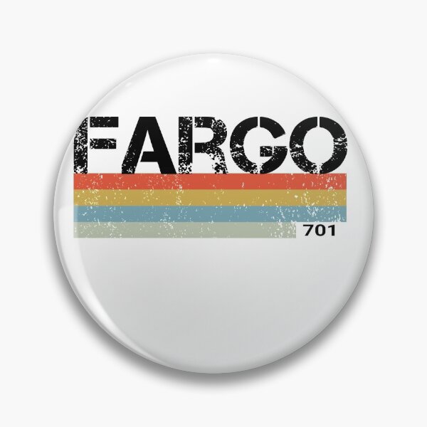 Item preview, Fargo Retro Vintage Stripes Area Code designed and sold by Merica1st.