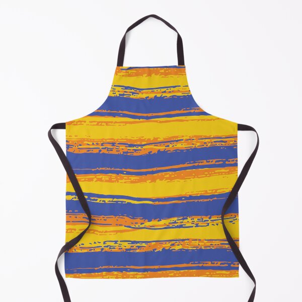 Item preview, Horizontal Blue, Yellow, Orange Stripes designed and sold by Mia Harper Design.