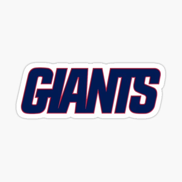 New York Giants Stickers Redbubble