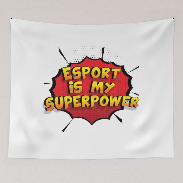 Aperçu de l'œuvre L'esport est mon cadeau d'esport de conception drôle de superpuissance créée et vendue par Custom365.
