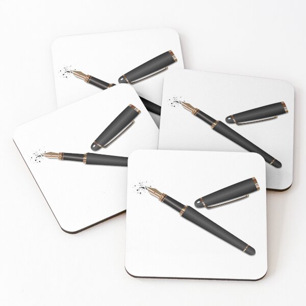 Item preview, Fountain Pen (Black) designed and sold by BehaveBookishly.