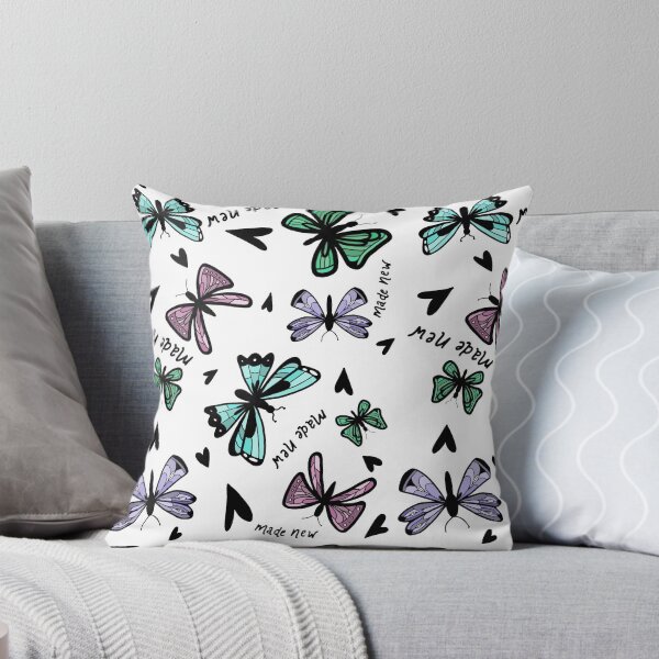 Item preview, Cool Colors Made New Butterflies Print designed and sold by faithprints.