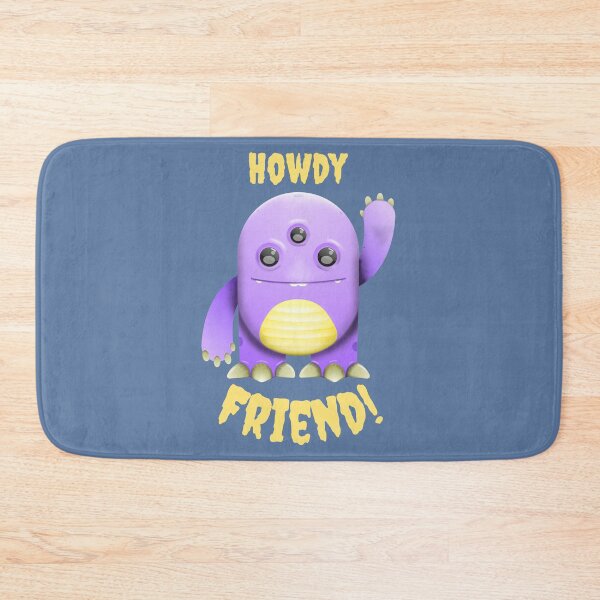 Item preview, Howdy Friend-  You're Friendly Texan cowboy Monster designed and sold by EvaWolf.