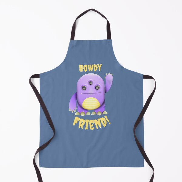 Item preview, Howdy Friend- You're Friendly Texan cowboy Monster designed and sold by EvaWolf.