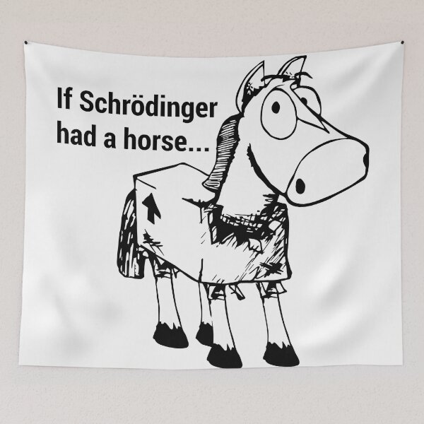 Item preview, If Schrodinger had a horse... designed and sold by Coops Clothing.