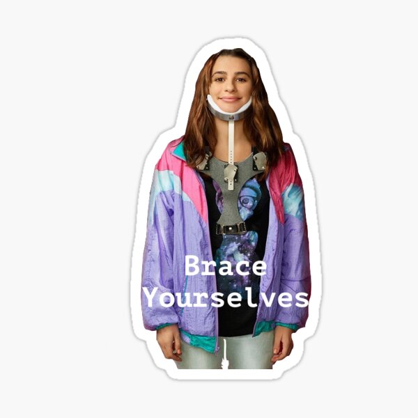 "Scream Queens Neck Brace" Sticker for Sale by charlo19 Redbubble