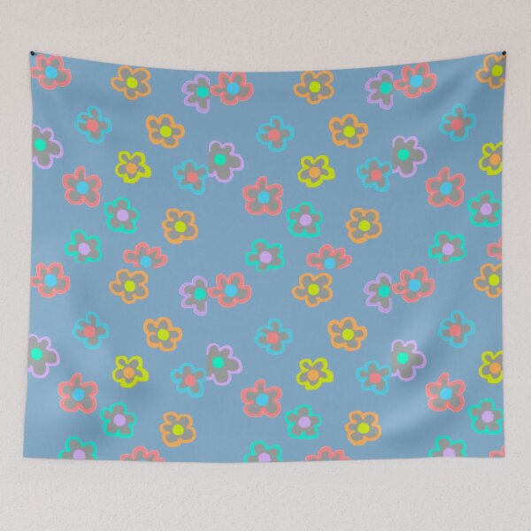 Item preview, Tiny retro daisies  designed and sold by tiffanienunn.