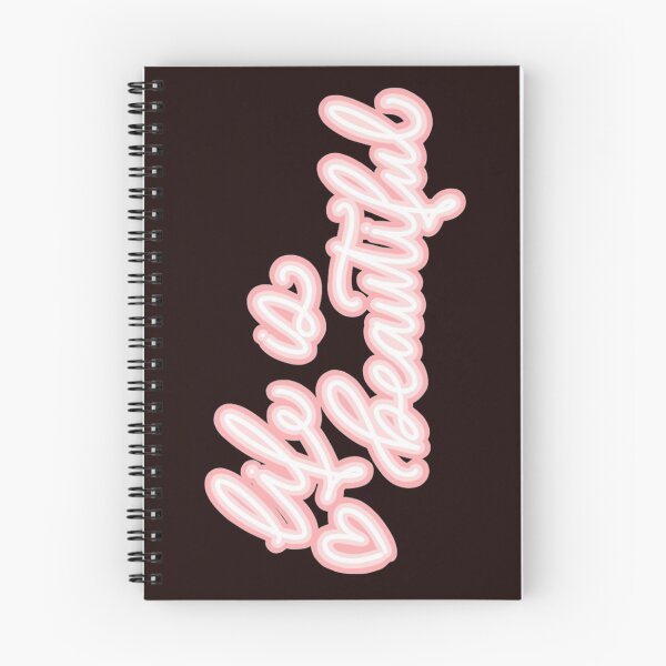 Item preview, Life Is Beautiful Neon Sign Quote designed and sold by wongsamantha7.