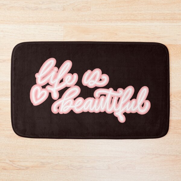 Item preview, Life Is Beautiful Neon Sign Quote designed and sold by wongsamantha7.