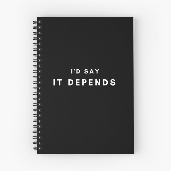 Item preview, I'd say It depends designed and sold by OlgaZhu.