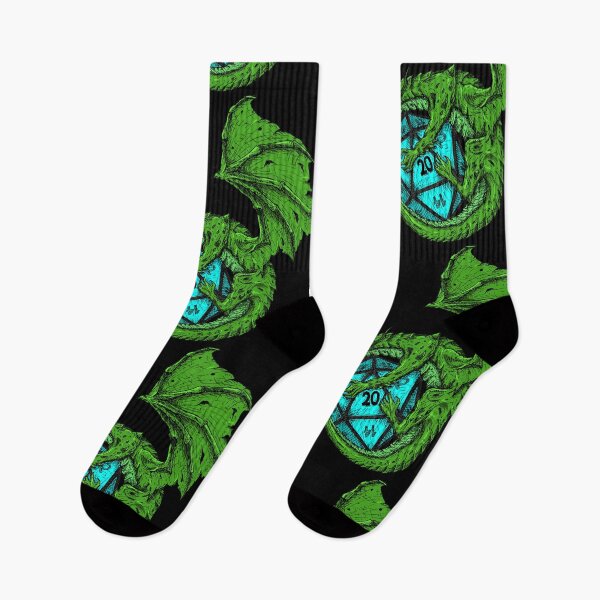 Item preview, Dragon's Horde Collection 2 - Dungeons and Dragons - Green and Light Blue designed and sold by Dylan Nonya.