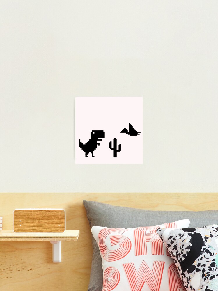 Google Offline Dinosaur Game Photographic Print for Sale by DannyAndCo