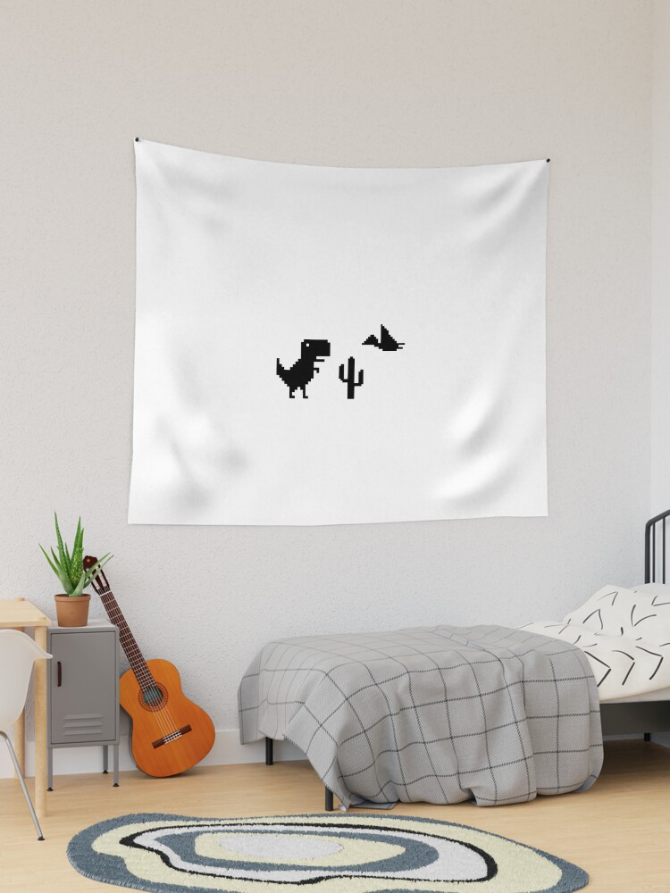 Google Offline Dinosaur Game Canvas Print for Sale by DannyAndCo