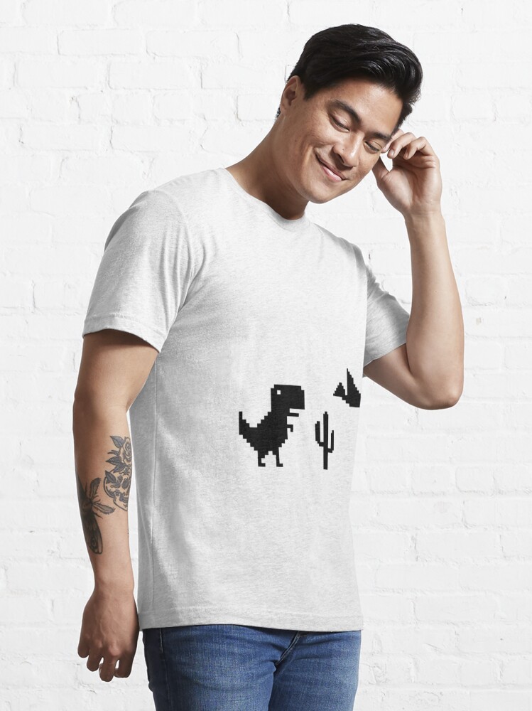 Google Offline Dinosaur Game Essential T-Shirt for Sale by DannyAndCo