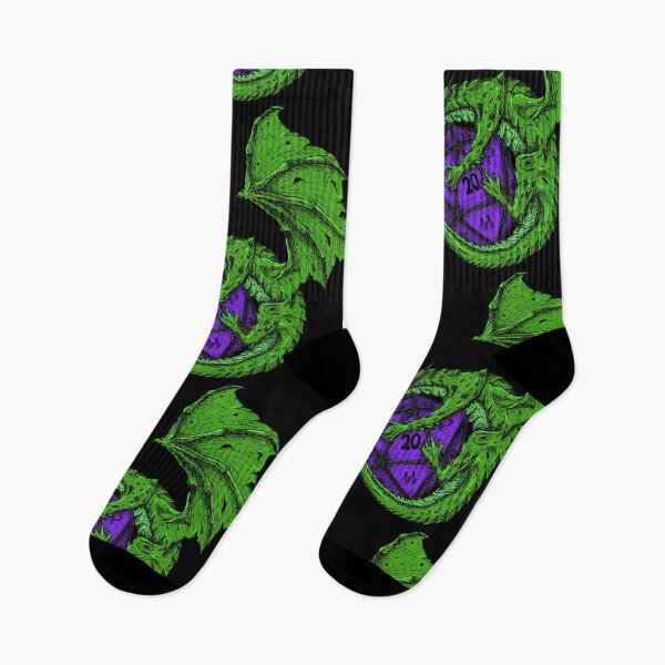 Artikelvorschau, Dragon's Horde Collection 2 - Dungeons and Dragons - Green and Purple entworfen und verkauft von Dylan Nonya.