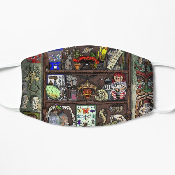 Creepy Cabinet of Curiosities Flat Mask