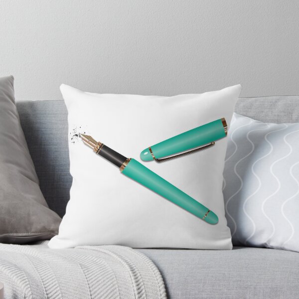 Item preview, Fountain Pen (Turquoise) designed and sold by BehaveBookishly.