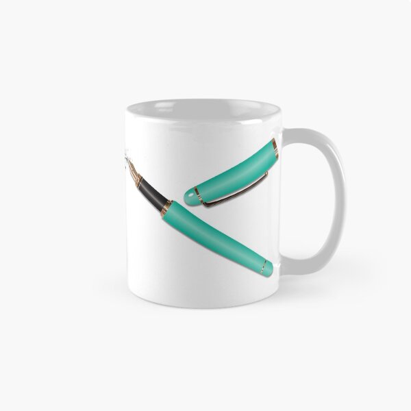 Item preview, Fountain Pen (Turquoise) designed and sold by BehaveBookishly.