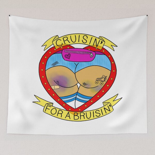Item preview, Cruisin for a Bruise Roller Skate Booty designed and sold by Hotanist.