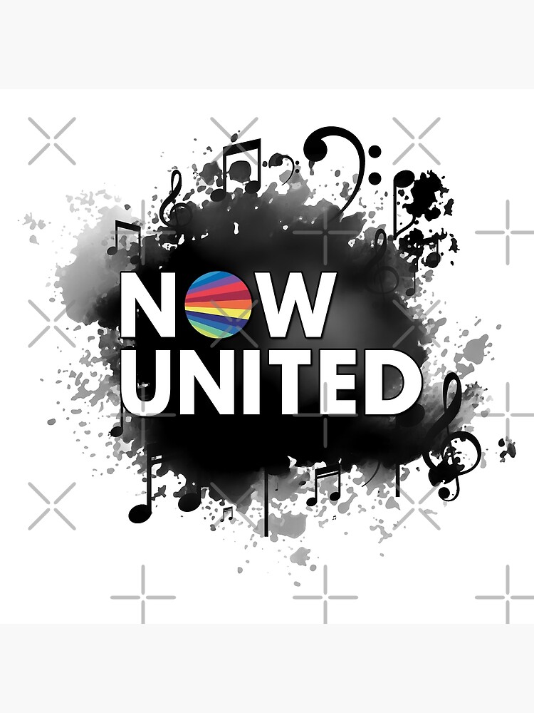 Now United Musical Notes Poster By Mixednichos Redbubble