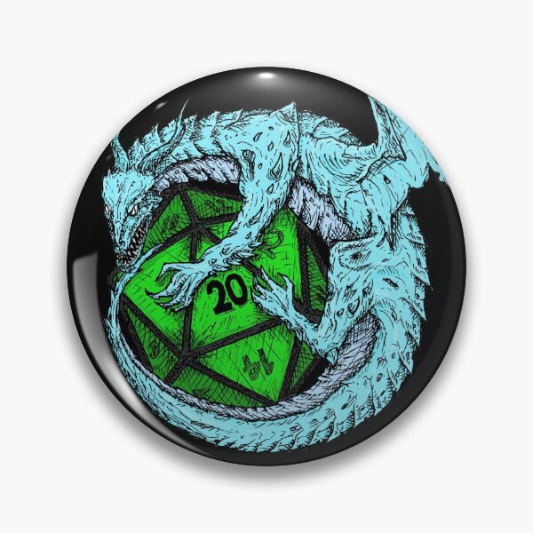 Item preview, Dragon's Horde Collection 2 - Dungeons and Dragons - Light Blue and Green designed and sold by Dylan Nonya.