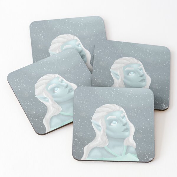Item preview, Snow Elf Portrait designed and sold by GillianCullen.